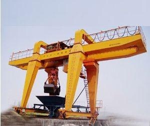 5t、10t雙梁抓斗門式起重機